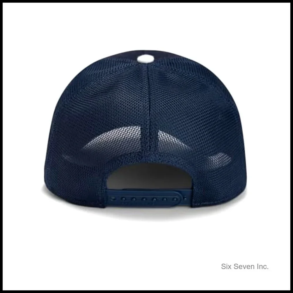 Retro Trucker Hat Snapback High Profile Fit Custom Patch Y2K Style